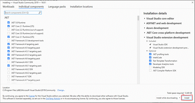 Getting Started With Visual Studio 2019 Community Edition For ASP.NET Core 5.0