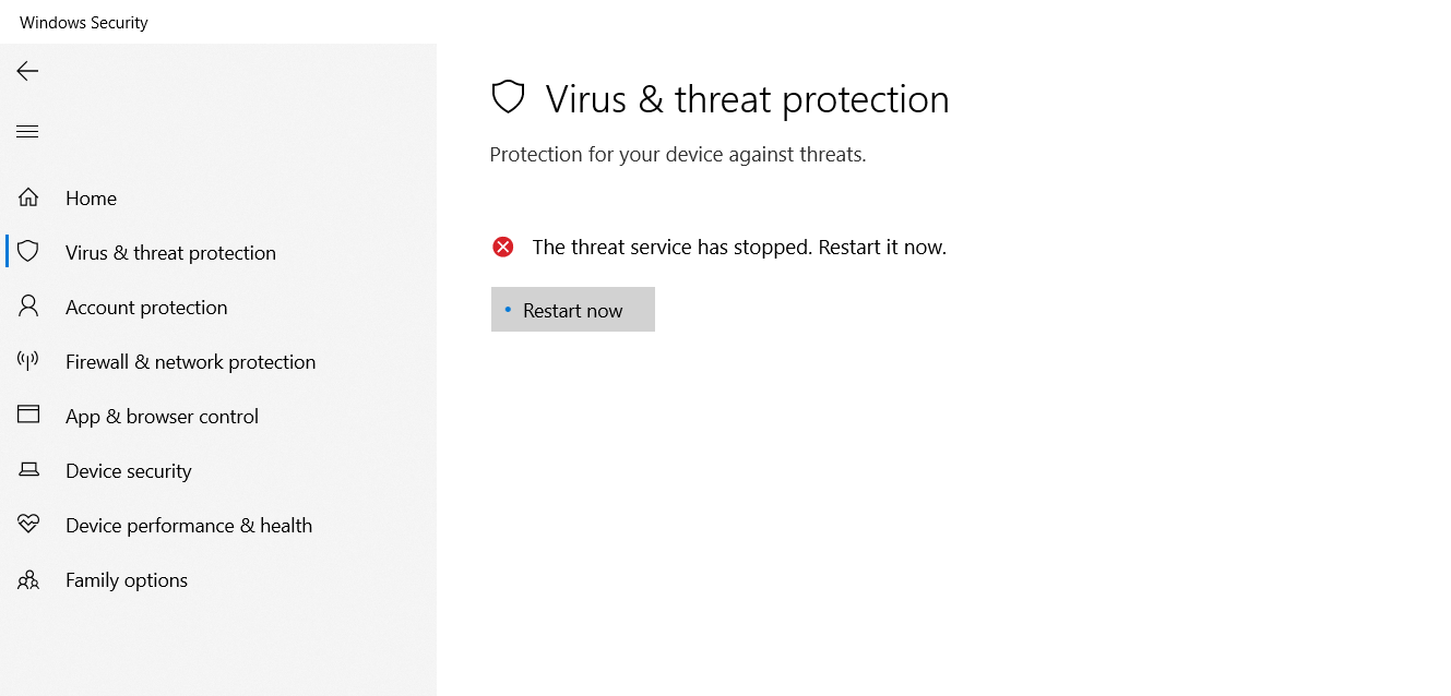 Windows security not opening after reset - Microsoft Q&A