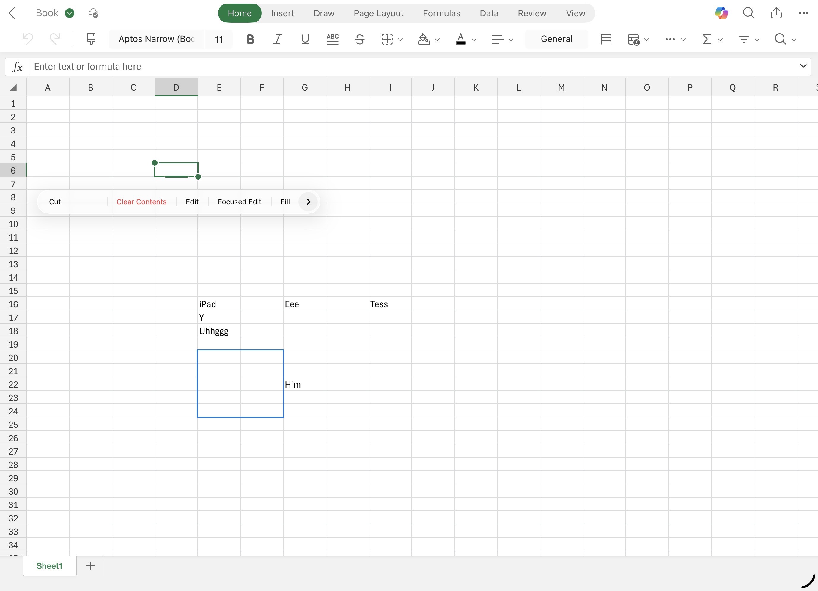 Excel copy button is invisible on iOS26 and iPadOS26 - Microsoft Q&A