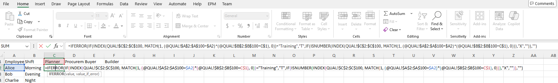 Vlookup using intersecting rows and columns with variable results ...