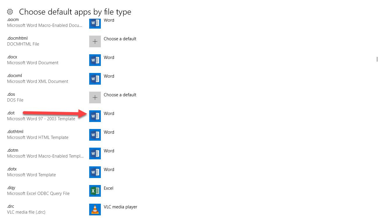 Opening .dot with Office 2016 on Windows 10. - Microsoft Q&A