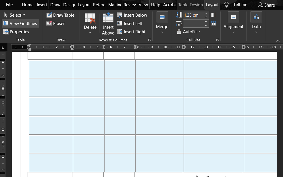 Office 365 - Why do my newly added table rows not align and keep moving ...