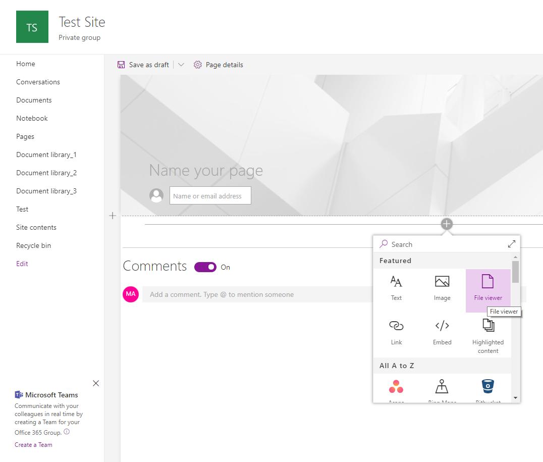 Creating Outlines and Other Formatting in SharePoint Modern Pages ...