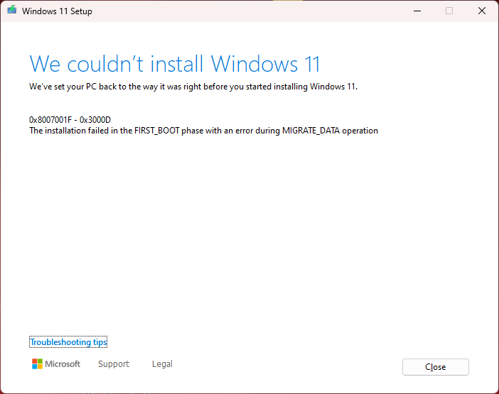 Unable to update Windows 11 to 24H2 - Microsoft Q&A