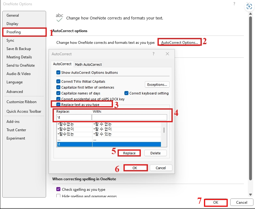 Tab key inserts table cells in OneNote? - Microsoft Q&A