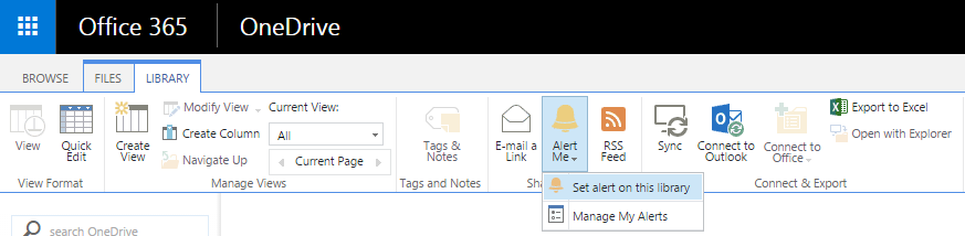 OneDrive Email Alerts - Microsoft Q&A