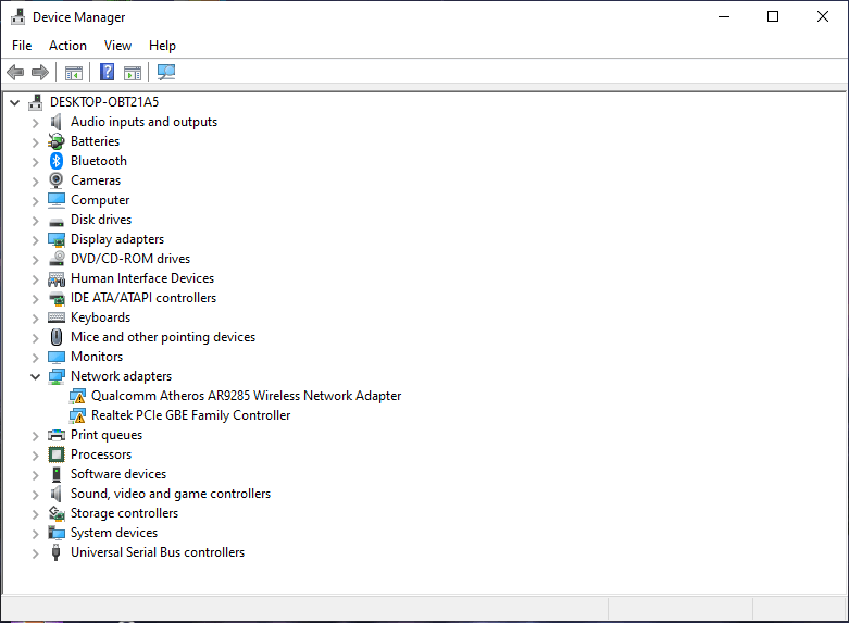 Windows error (Windows is still setting up the class configuration for ...
