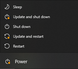 how do i get rid of Update and shut down/Update and restart option ...