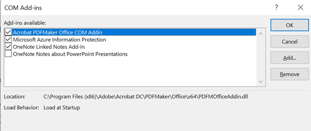 Powerpoint Add-in glitches but cannot properly be removed in any way ...