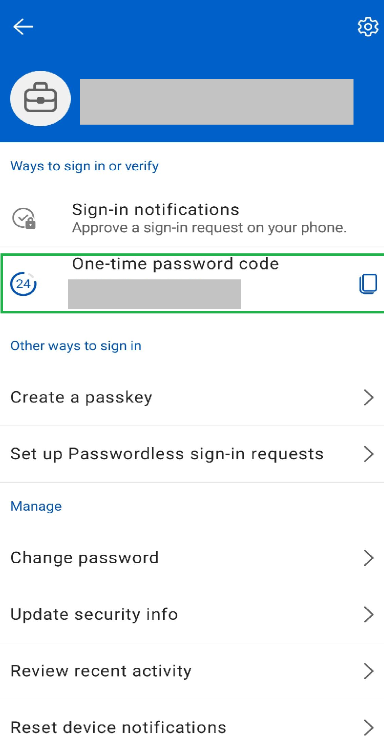 Microsoft Authenticator app not providing code for organizational ...