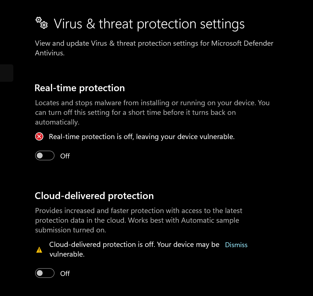 After Un-installing Avast Antivirus, Threat Service has stopped and can ...