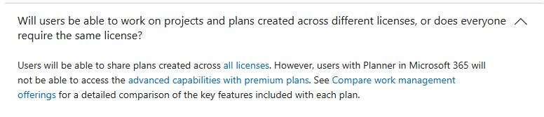 Planner premium and basic versions - Microsoft Q&A