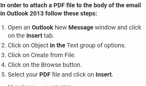 How to Add a Large Multi-Page Newsletter to the Body of an Outlook ...