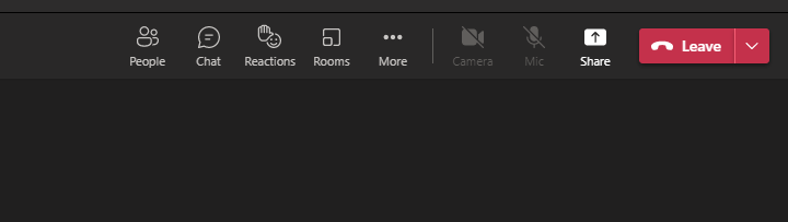 MS Teams Meeting Toolbar in the Way - Microsoft Q&A