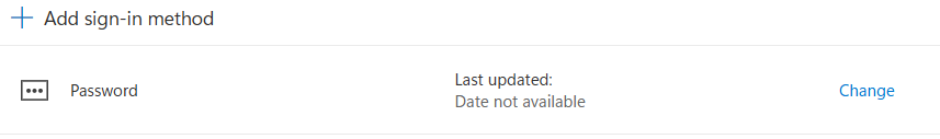 Password Issue
