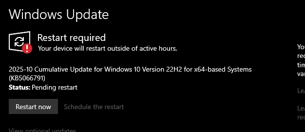 Restarted my device multiple times but it still wont update ...