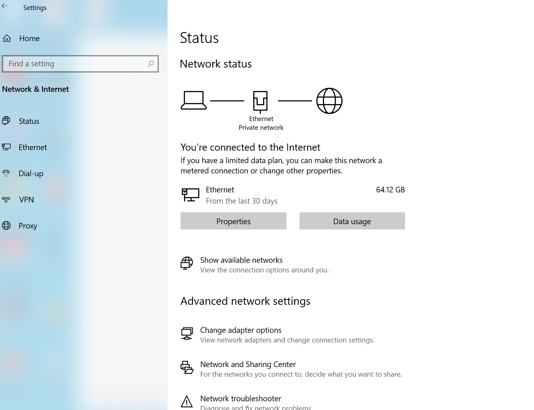 My Windows 10 64 bit PC Network issues. - Microsoft Q&A