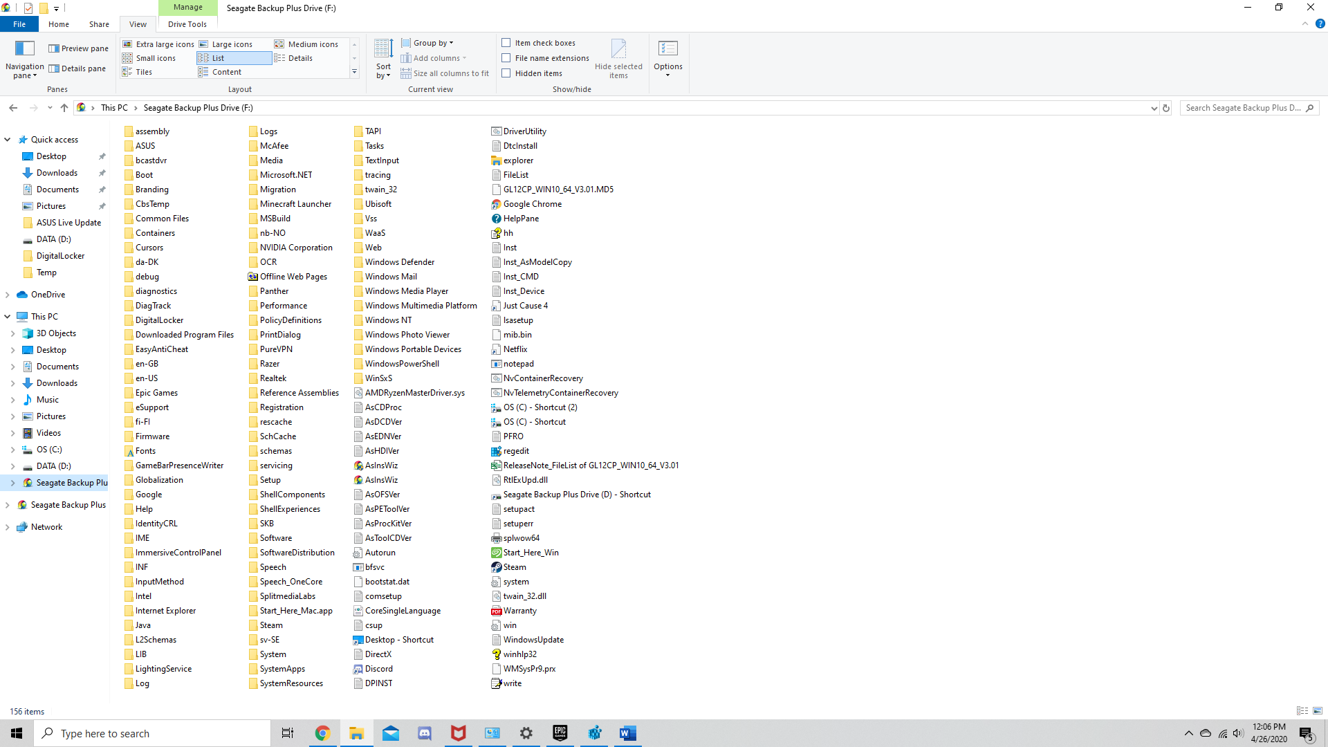 Files moved from C: drive to external drive - Microsoft Q&A