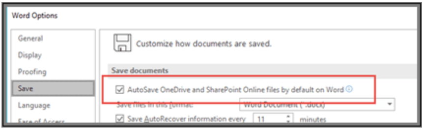 Turn AutoSave off by default - Microsoft Q&A