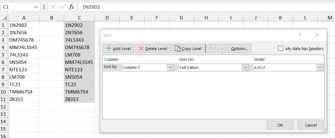 Need help sorting mixed alphanumerics in Excell - Microsoft Q&A