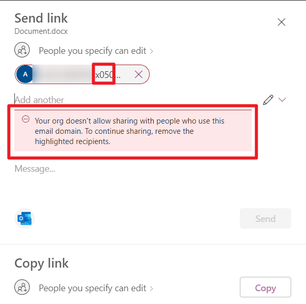 SharePoint - Issue with external sharing "limit sharing by domain ...