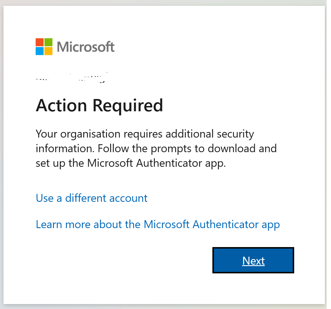 Stuck in an infinite loop of MFA Action Required - Microsoft Q&A