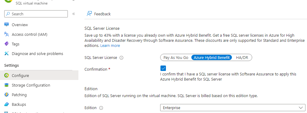 Migration to Azure does not assign licenses for Windows and SQL ...