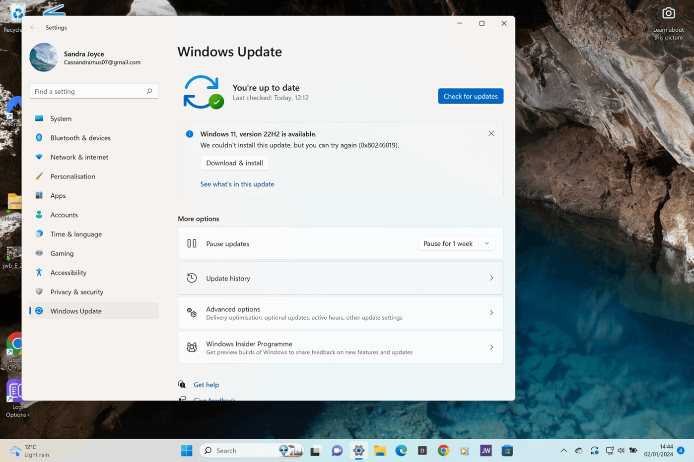 Window 11 update 22H2 not down loading and installing - Microsoft Q&A