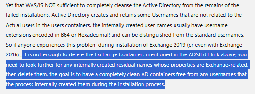 Installation Abort- Error while installing Exchange 2019 at step 7 ...