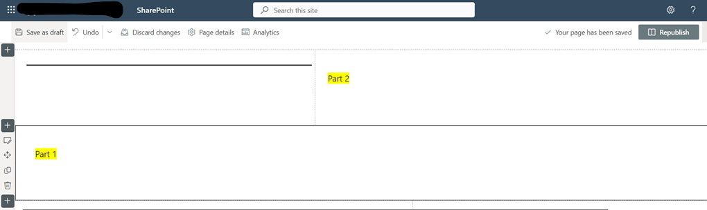 Cannot move sections on Sharepoint Site - Microsoft Q&A