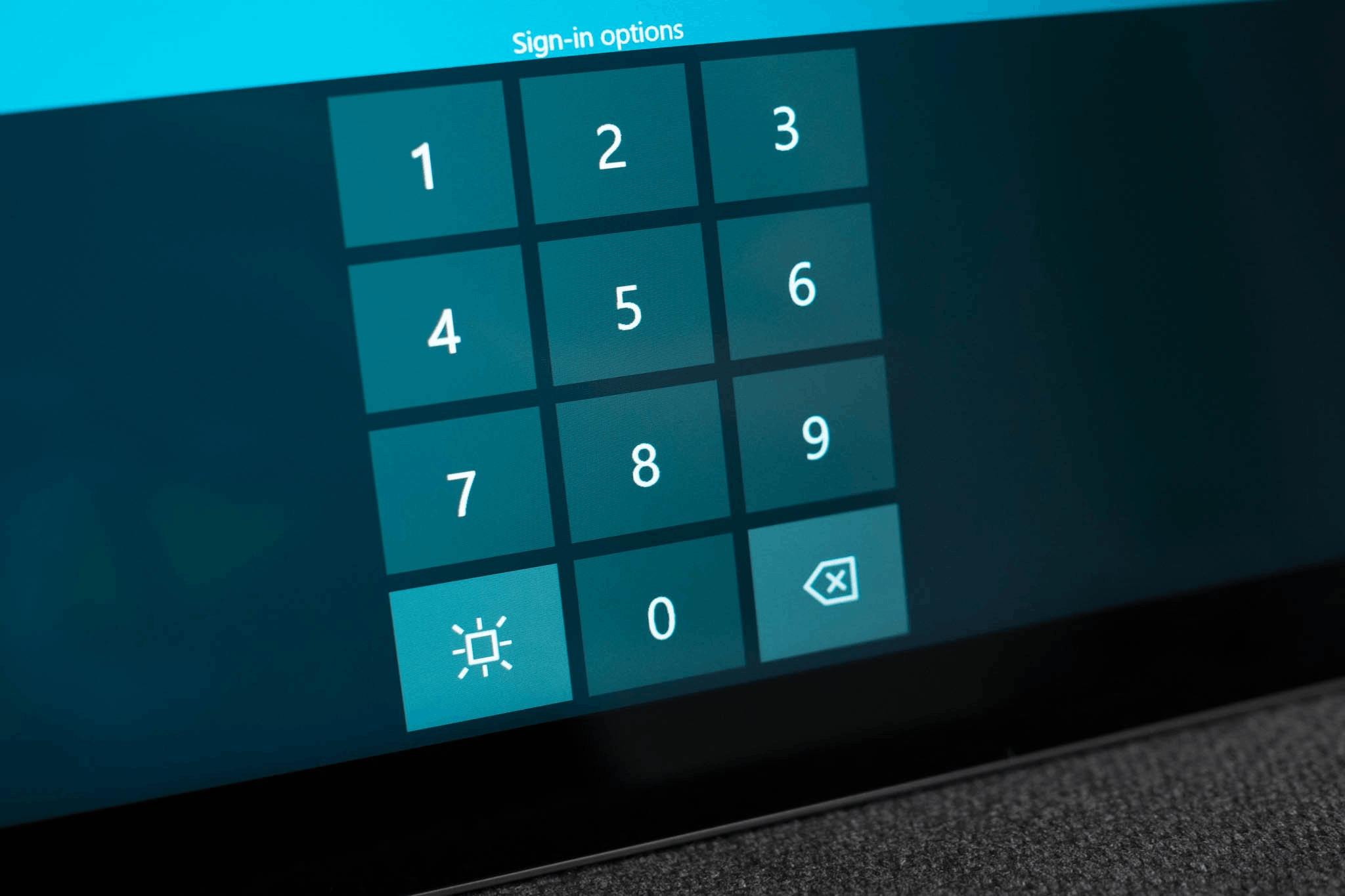 No keypad to enter PIN - Microsoft Q&A