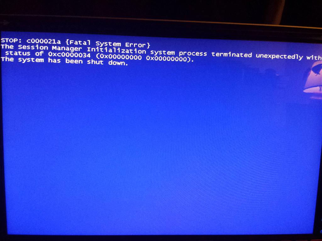 c000021a {Fatal System Error}---- need help i cant do