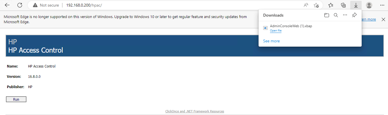 Ejecutar archivos con extencion XBAP con Edge - Microsoft Q&A
