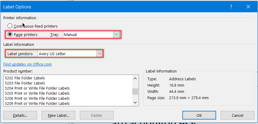 label options missing after update - Microsoft Q&A