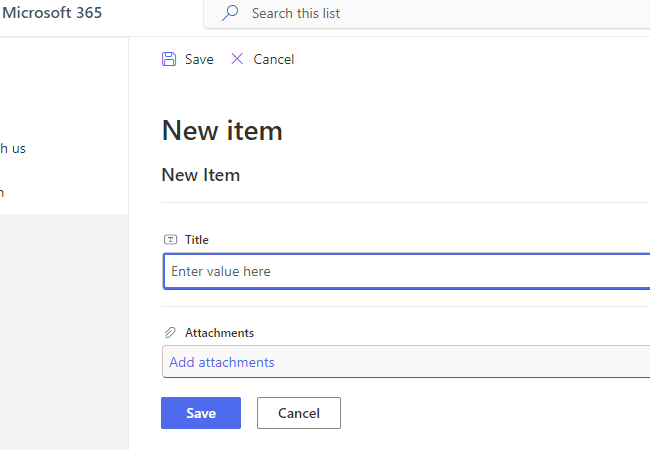 List web part showing a different new item button and experience ...