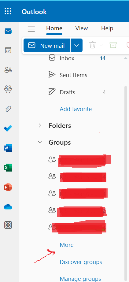 Microsoft Outlook Mail Group Create Disable and Teams Pyidaungsu font ...