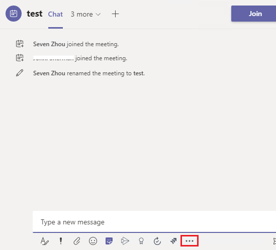 Ellipses in the chat not enabled. - Microsoft Q&A