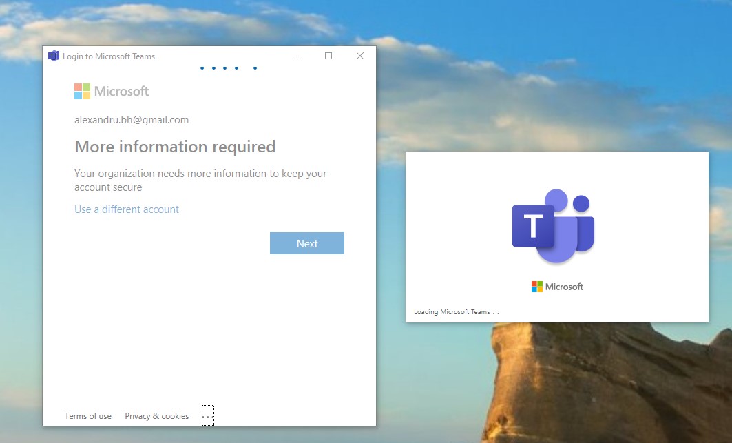 I cannot login into Microsft team app or web - Microsoft Q&A