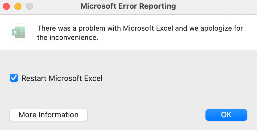 Excel not working in MacOS Ventura - Microsoft Q&A