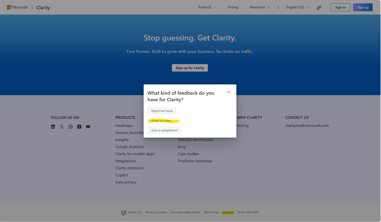 clarity