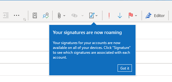 Signatures on Outlook - Microsoft Q&A