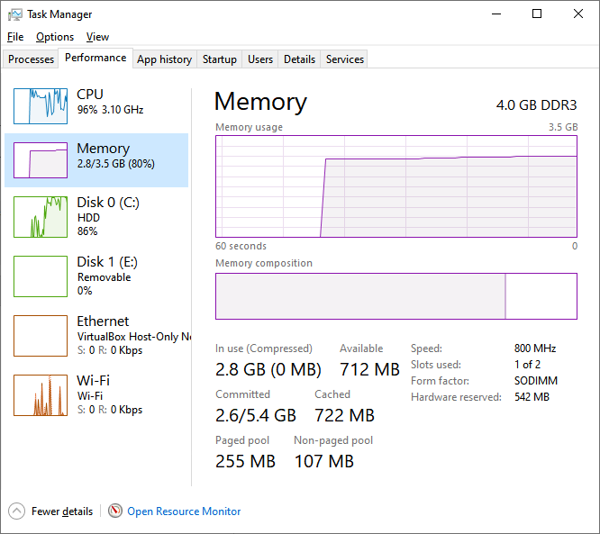 Ramさま確認ページ♡ Hardware reserved RAM even if one RAM slot is used - Microsoft Q&A