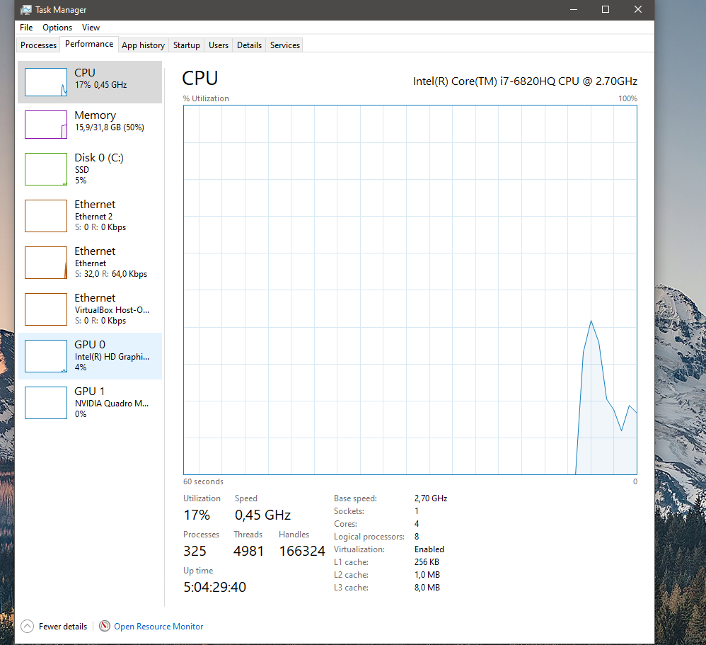 CPU frequency goes down to 100MHz and up again - causing UI lag ...
