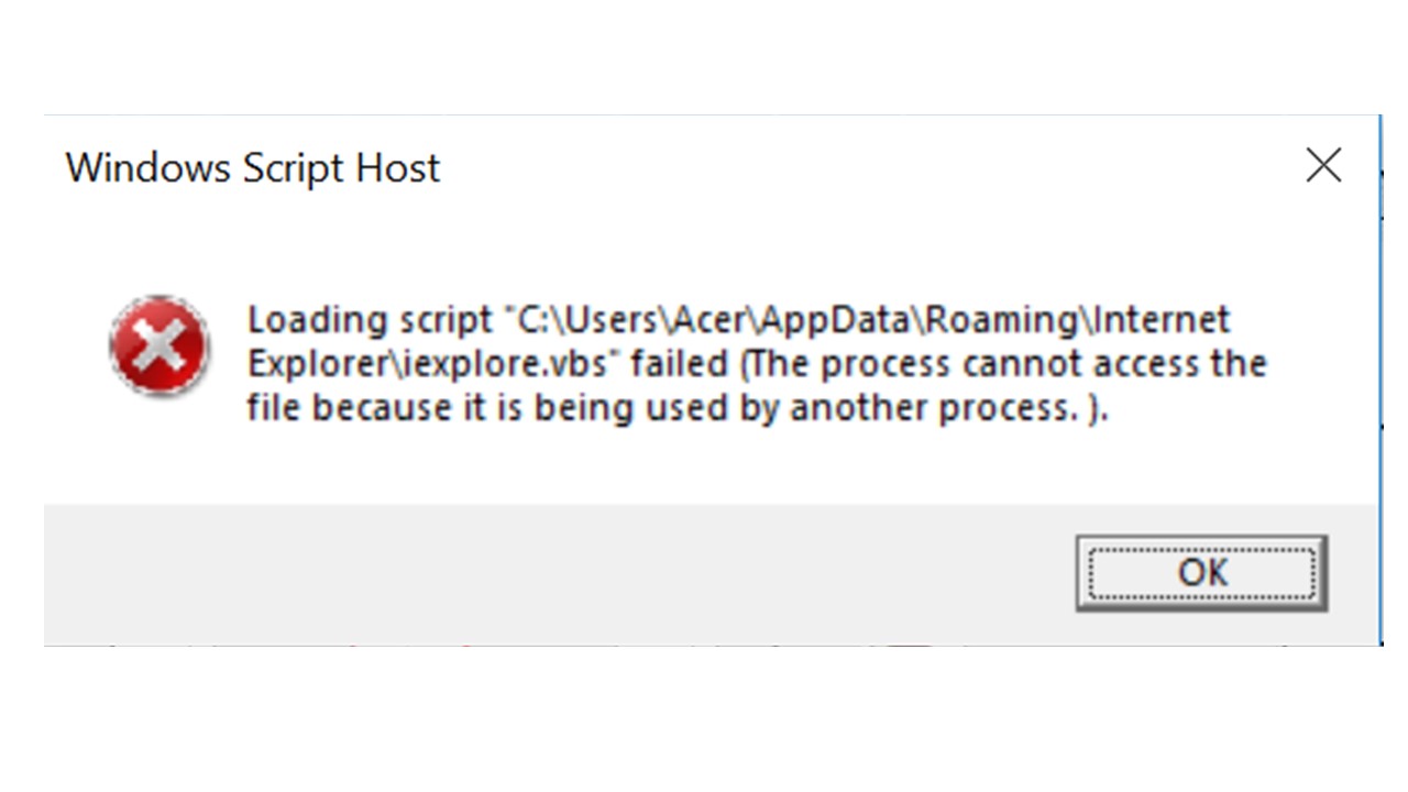 แจ้งเตือน windows script host - คำถามคำตอบของ Microsoft