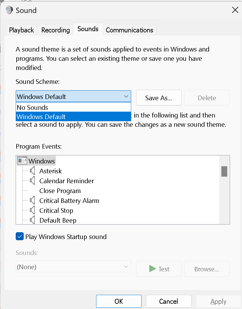 Windows 11 beeps every time I make/receive phone calls and texts ...