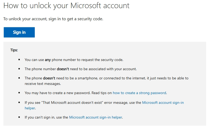 microsoft account ochish