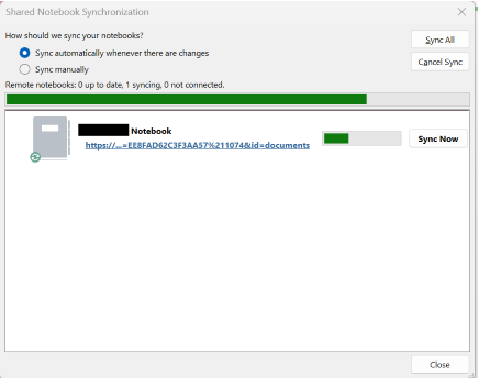 OneNote Syncing Issues - Microsoft Q&A