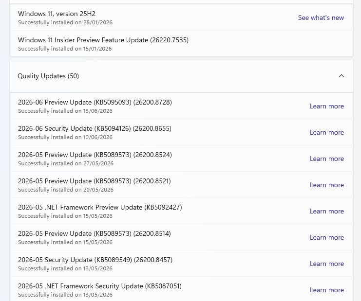 Latest Updates