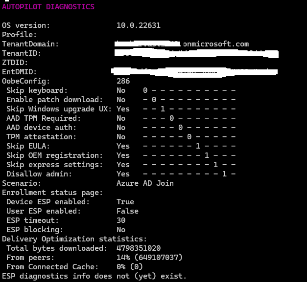 Wrong Autopilot Device disabled Microsoft Q&A