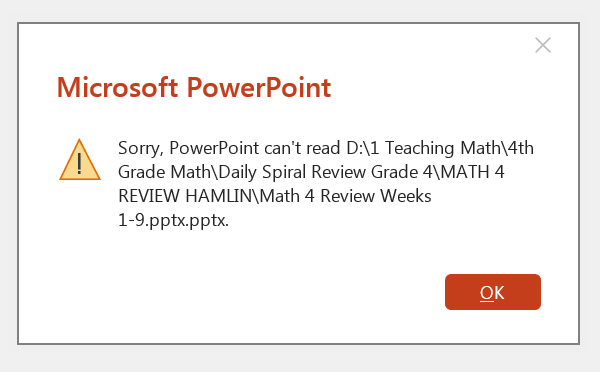 Powerpoint file is corrupted - Microsoft Q&A